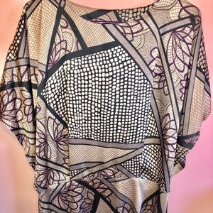 Silky, semi fitted dress